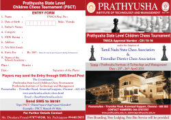Brochure - Prathyusha Institute of Technology and