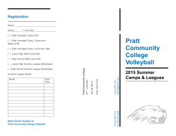 Summer Camps and Leagues - Pratt Community College
