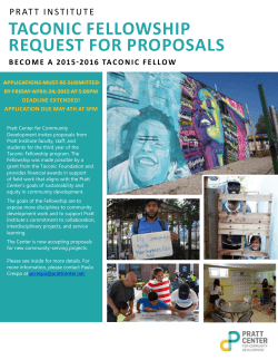 Request for Proposals here. - Pratt Center for Community