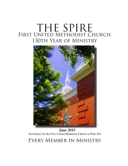 THE SPIRE - First United Methodist Church, Pratt