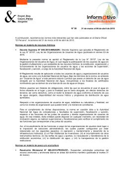 BoletÃ­n Derecho Ambiental NÂ° 59 (923865).DOC