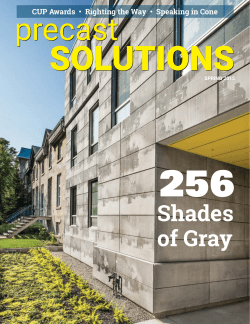 Shades of Gray - National Precast Concrete Association