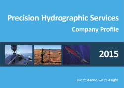 Precision Hydrographic Services Company Profile