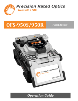 OFS-950S/950R - Precision Rated Optics