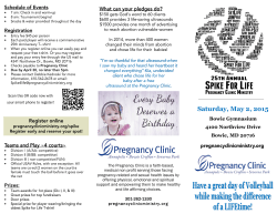 Saturday, May 2, 2015 - Bowie Crofton Pregnancy Center