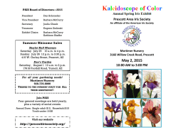 2015 Schedule and Rules - Prescott Area Iris Society