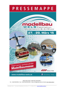 Modellbau Wels - Faszination Modellsport & AirShow 27.