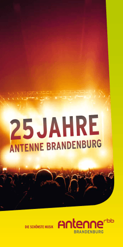25 Jahre antenne BrandenBurg