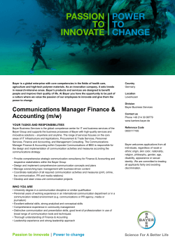 Communications Manager Finance & Accounting (m/w)