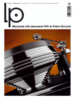Magazin fÃ¼r analoges HiFi & Vinyl