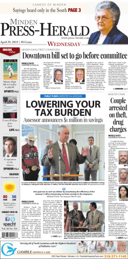 Î LOWERING YOUR TAX BURDEN - Minden Press