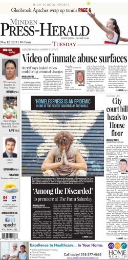 Video of inmate abuse surfaces - Minden Press