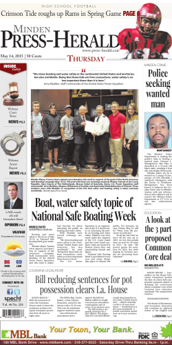 Boat, water safety topic of National Safe Boating Week