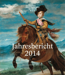 KHM Jahresbericht 2014 - Presse - Kunsthistorisches Museum Wien