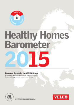 Healthy Homes Barometer Survey 2015
