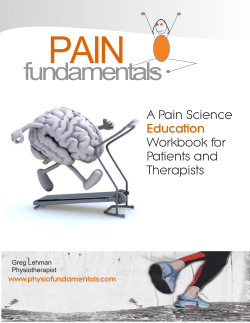 pain biology tutorial guide jan 12.cdr