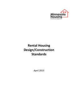 Rental Housing Design/Construction Standards