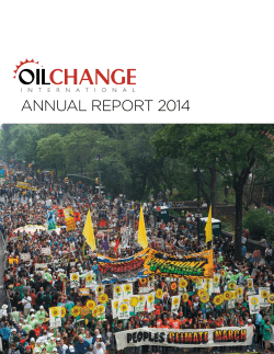 our 2014 annual report as a PDF here