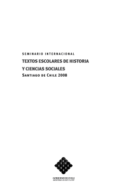 TEXTOS ESCOLARES DE HISTORIA Y CIENCIAS SOCIALES