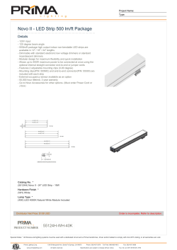 Novo II - LED Strip 500 lm/ft Package