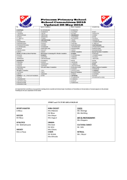 organogram - Princess Primary School
