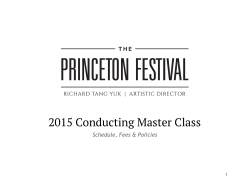 2015 Conducting Master Class