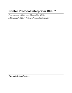 DGL (Datamax) Printer Protocol Converter