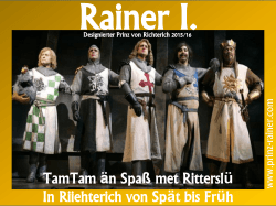 PKMappe - Prinz Rainer I. Richterich 2015/16