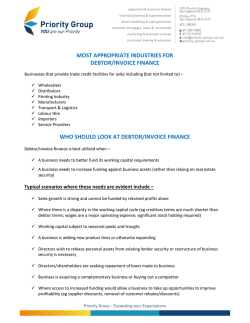 Debtor-Invoice Financing