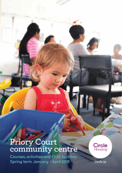 Priory Court Activities Spring`15