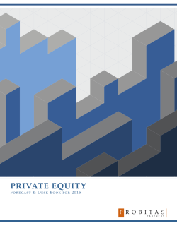 Private Equity Forecast & Desk Book 2015