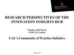 research perspectives of the innovation insights hub