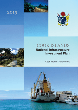 Cook Islands National Infrastructure Investment Plan -2015