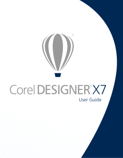Corel DESIGNER X7 User Guide