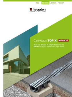 Caniveaux TOP X