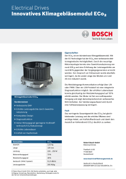 Datenblatt (PDF 140,22 kB) - Bosch Mobility Solutions