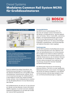 MCRS - Bosch Mobility Solutions