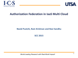 Authorization Federation in IaaS Multi Cloud