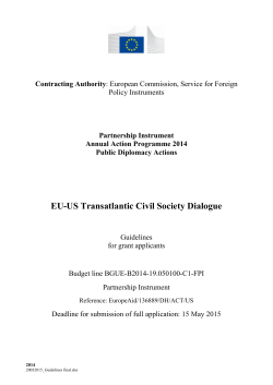EU-US Transatlantic Civil Society Dialogue