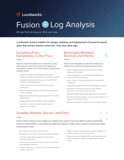 Log Analysis Fusion