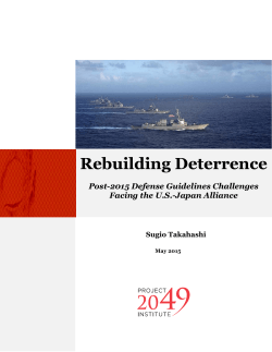Rebuilding Deterrence - Project 2049 Institute