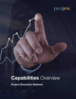 Capabilities Overview - Project Execution Network LLC