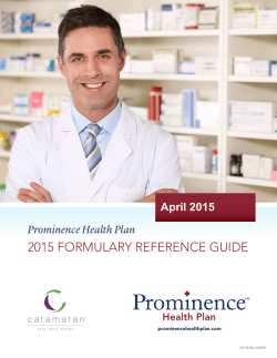 2015 Formulary Reference Guide