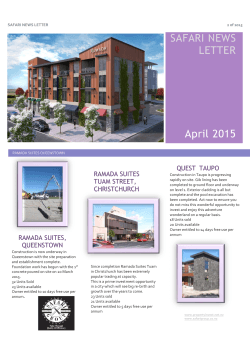 Newsletter - April 2015