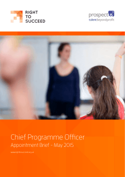 Chief Programme Officer