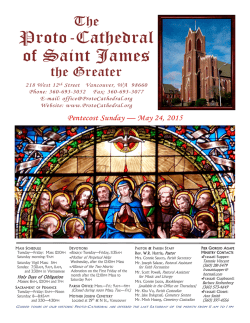 - The Proto-Cathedral of St. James the Greater