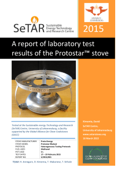 A report of laboratory test results of the Protostar