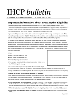 IHCP bulletin - indianamedicaid.com