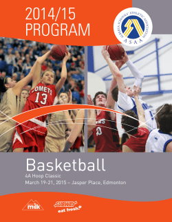 Provincial Program - Alberta Schools` Athletic Association