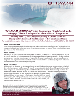 The Case of Chasing Ice: Using Documentary Films & Social Media